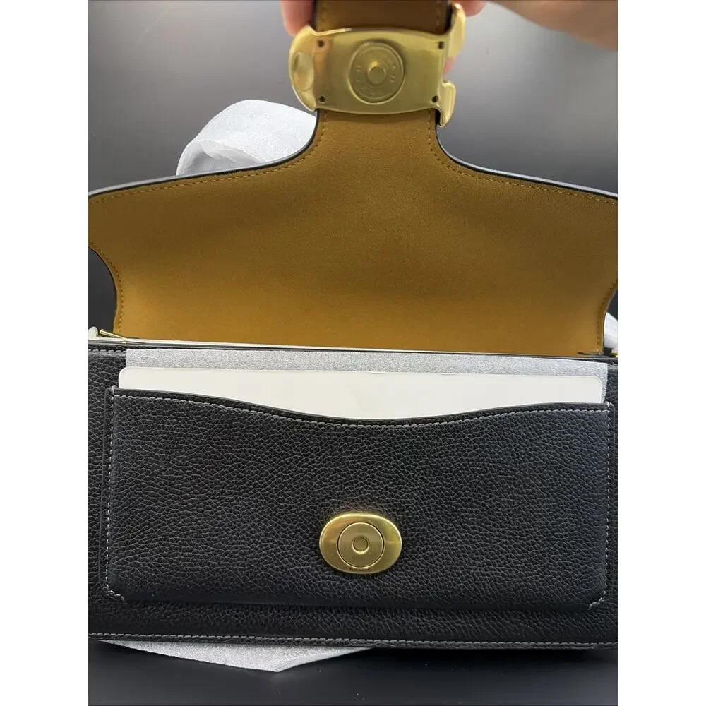 COACH Tabby Shoulder Bag 26 B4/Black Pebble NWT USA
